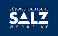 Logoabbildung der Südwestdeutsche Salzwerke AG mit weißer Schrift auf blauem Grund