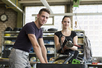 Bildmotiv aus der Ausbildungswerkstatt der Elektroniker für Betriebstechnik