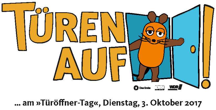 Logoabbildung des Maus-Türöffner-Tages vom WDR